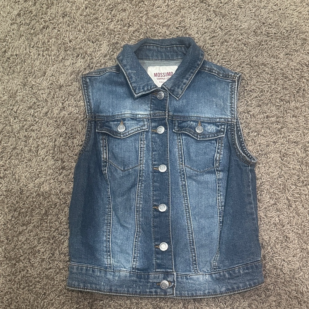 NWOT Mossimo Supply Co. Kids Classic Blue Jean Vest size S